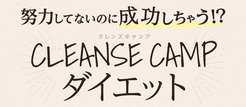 �N�����Y�L�����v(CLEANSECAMP)
���T�C�g